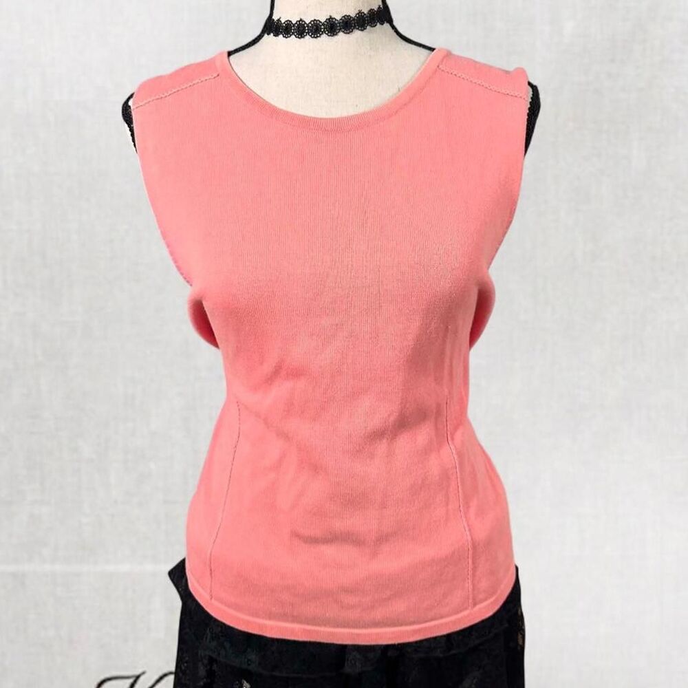 Coquette Casual Pink Basic Tank Top